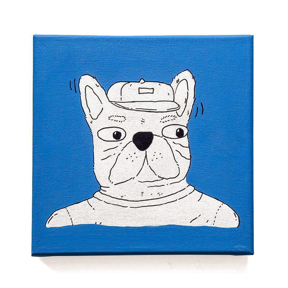Cool Pets - Custom Hand Painted Canvas - 20x20 cm