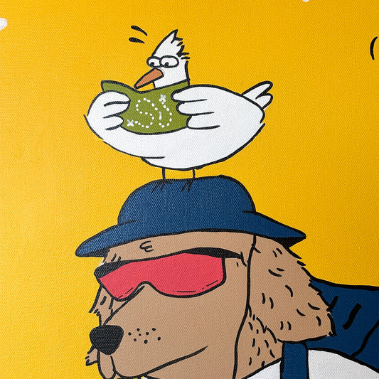 "Walking Throught It" - Original Painting - 91x61 cm