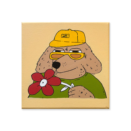 "For You (red)" - Original Painting - 20x20 cm