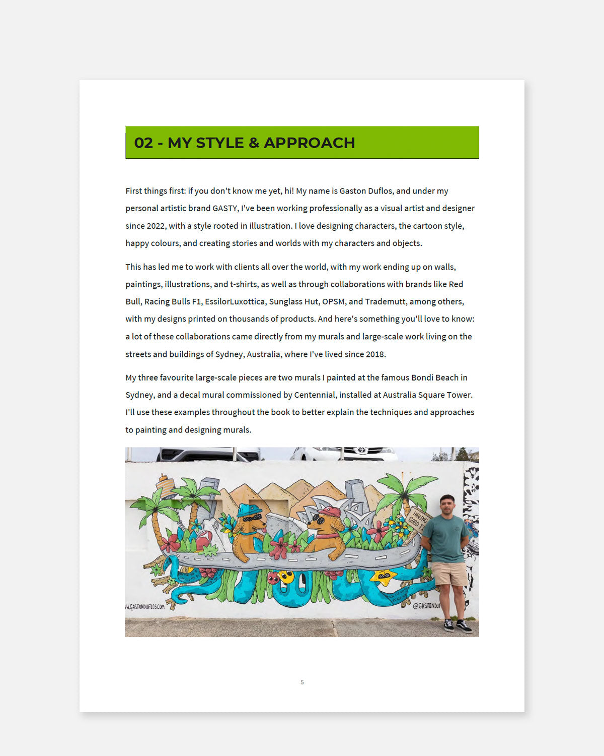 Painting Murals - A Hands-On Guide by Gasty