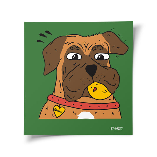 Custom Pet Portrait - Fine Art Print